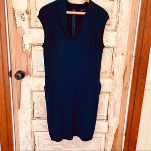 Navy Blue Banana Republic Dress